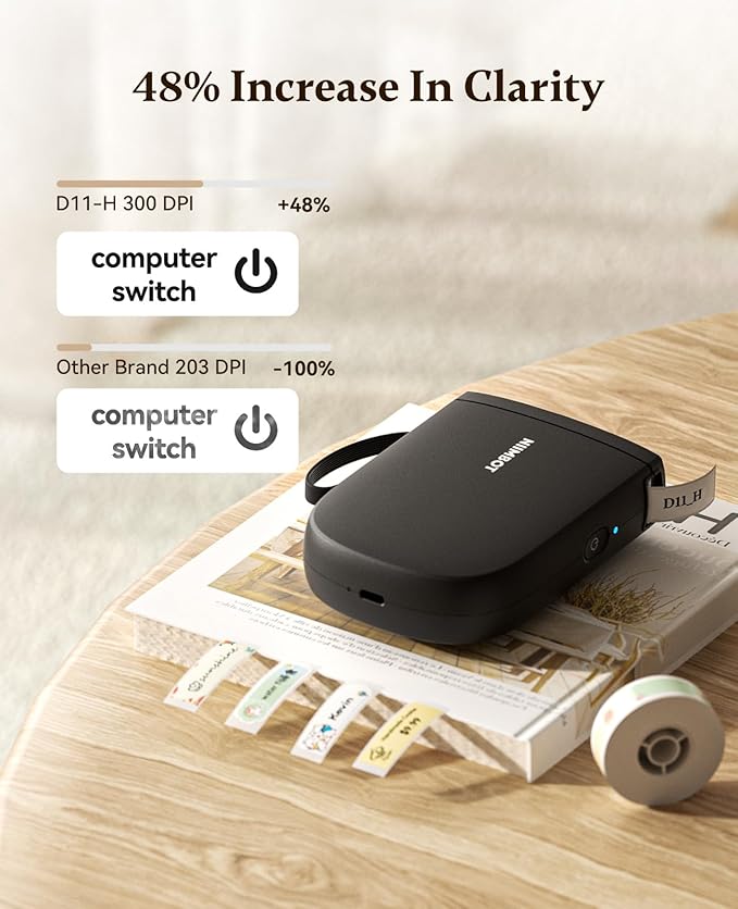 NIIMBOT Label Maker Bluetooth Mini Label Printer D11 2024 Version, Portable - Image 3