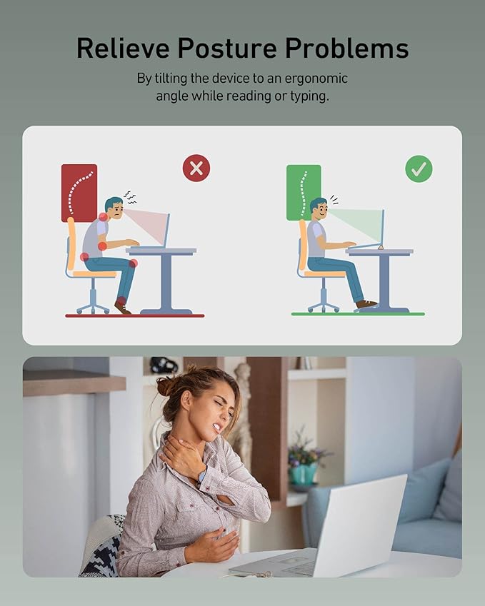 3 in 1 Silicone Laptop Stand, Keyboard Riser - Image 4