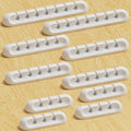 USB Cable Organizer Clips Cord Holder, 10 Packs White Self Adhesive Desk Cord by Apromisith