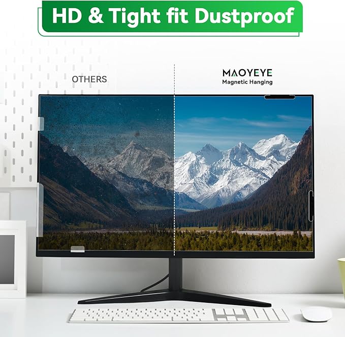 Magnetic 21.5 in Computer Anti Blue Light Screen Protector for16:9 Aspect Ratio - Image 7