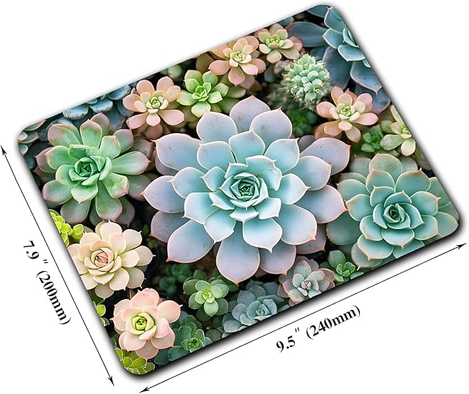 Cute Succulent Plants Mouse Pads - Image 2
