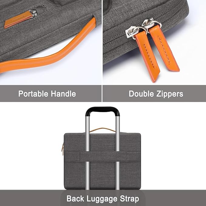 MOSISO 360 Protective Laptop Case 13.3 inch, 13-13.3 inch Laptop Sleeve - Image 3