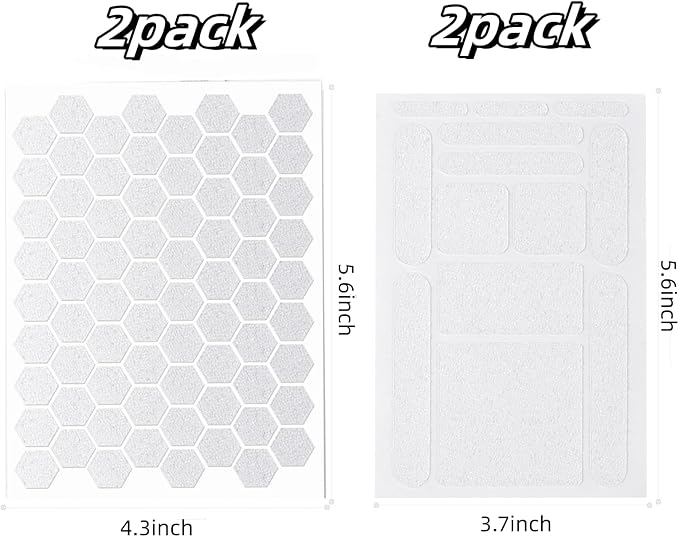 4Pack Phone Grip Tape, Finger Grip Stickers Decal Waterproof Pre-Cut Non Slip - Image 2