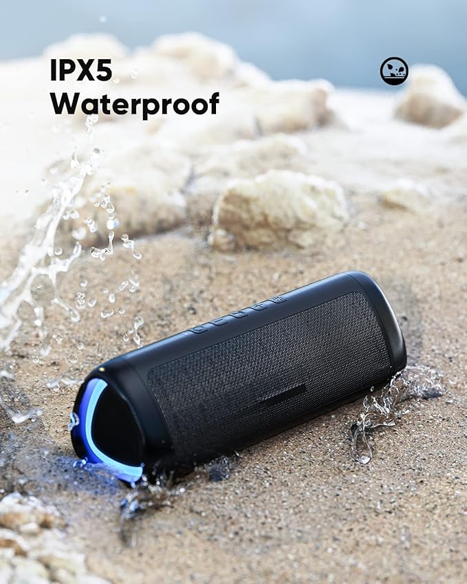 Bluetooth Speaker with HD Sound, Portable Wireless, IPX5 Waterproof, TWS Pairing - Image 7