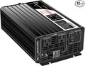Xijia 1500W Pure Sine Wave Inverter DC 60v to 120v Inverter 60HZ Solar Converter by XIJIA