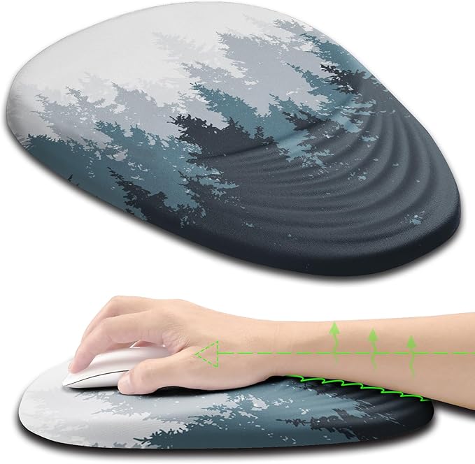 Ergonomic Mouse Pad Wrist Support, Mouse Pad by Armanza
