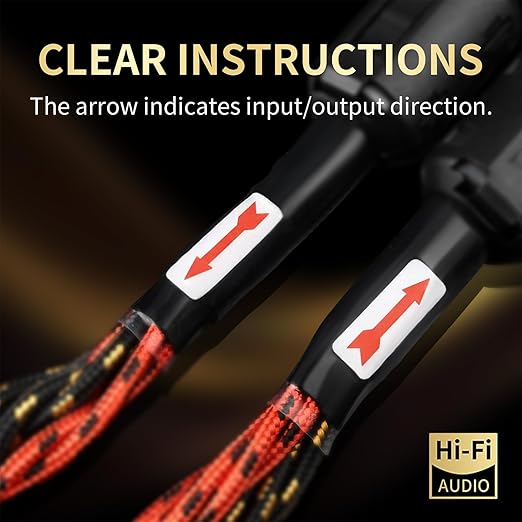 9 AWG Audiophile HiFi Speaker Audio Cable–4N OFC Core, 24K Gold-Plated Banana - Image 6