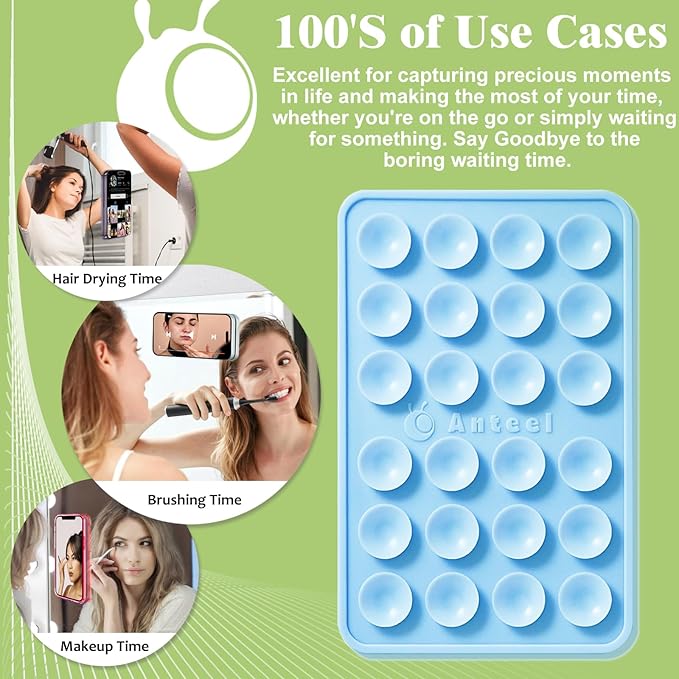 Anteel MAX Silicone Suction Phone Case Adhesive Mount, Upgraded Super Strong - Image 3