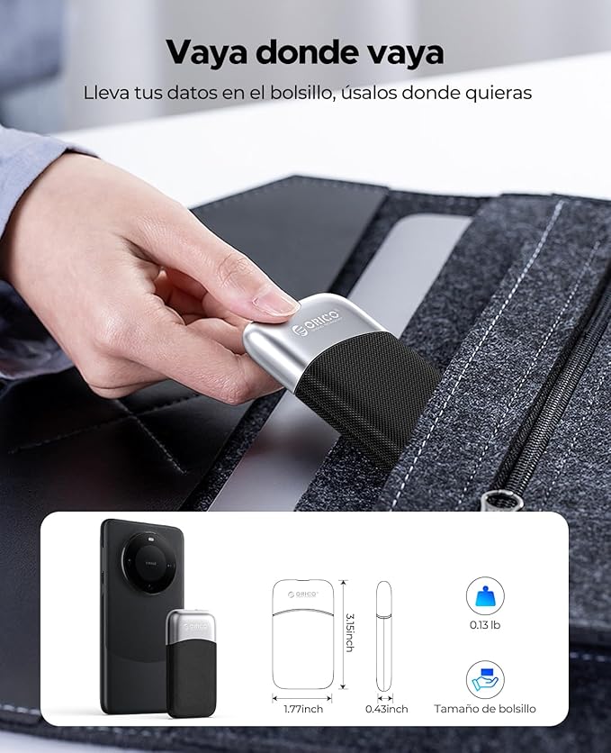 ORICO 1TB External SSD Up to 2000MB/s, Portable Solid State Drive - Image 5