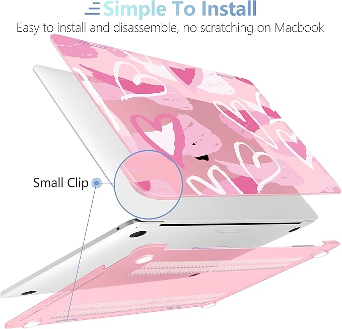 MEEgoodo Case for MacBook Pro 13 inch Case 2022 2021 2020 New A2338 M2/M1 A2251 - Image 4