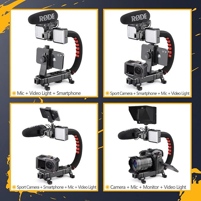 Zeadio Handheld Stabilizer, Versatile Grip Rig - Image 8