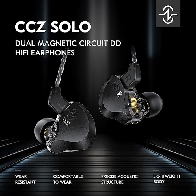 in Ear Monitor Headphones, CCZ DC02 In Ear Monitor Dual Magnetic Circuit DD - Image 2