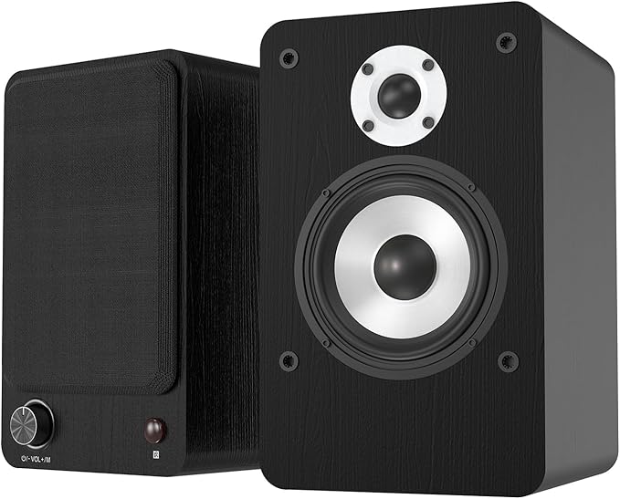 LONPOO Powered Bookshelf Speakers by LONPOO