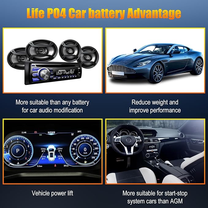 Group48 LiFePO4 Lithium-ion Car Battery Lightweight Design Auto Lithium Battery - Image 6