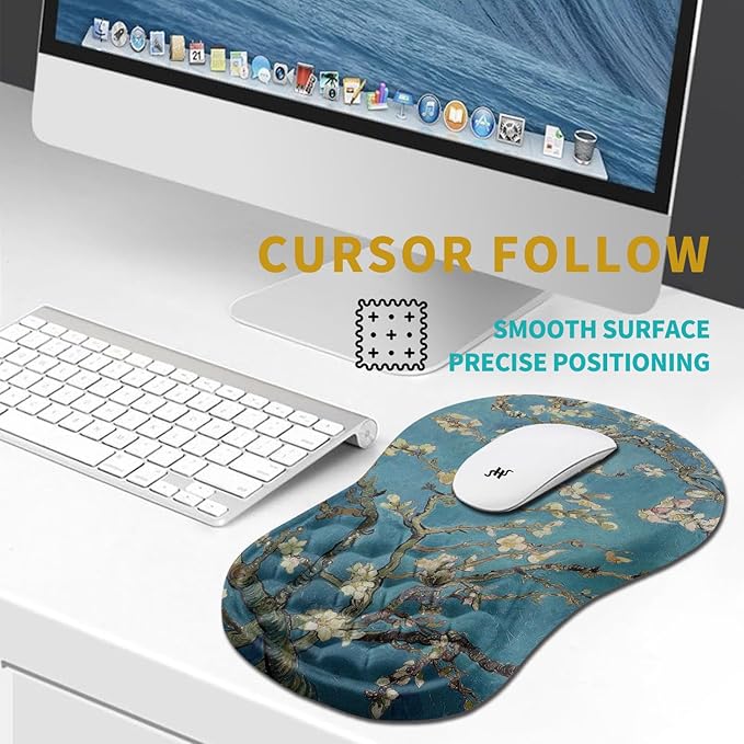 Hokafenle Ergonomic Mouse Pad Wrist Support, Wrist Rest Mousepad - Image 6