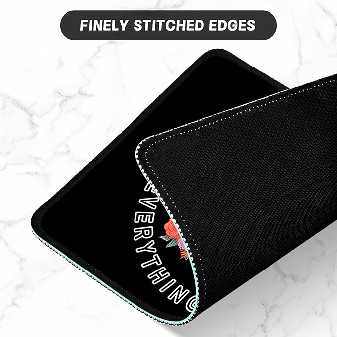 ITNRSIIET Mouse Pad with Stitched Edge Premium Textured Smooth Precise - Image 4