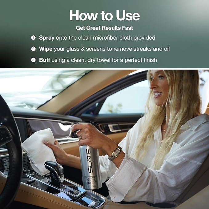 Slate Screen Cleaner Spray and Microfiber Cloth - Image 7