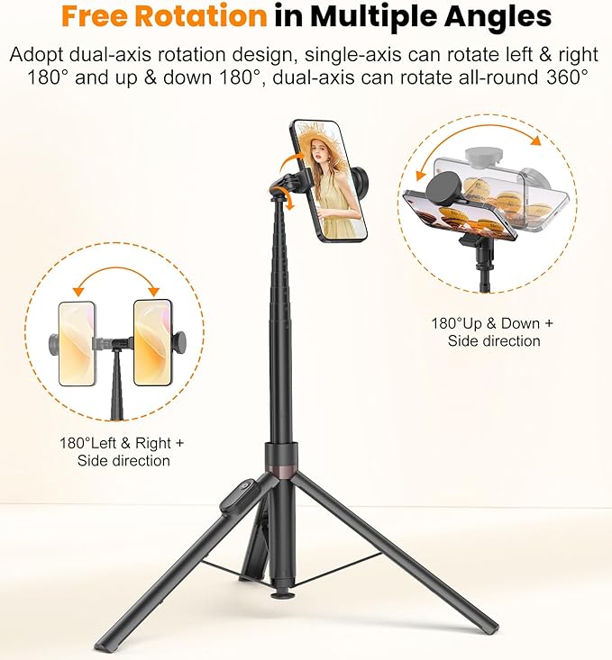 TONEOF 70" Automatic Phone Tripod - Image 4