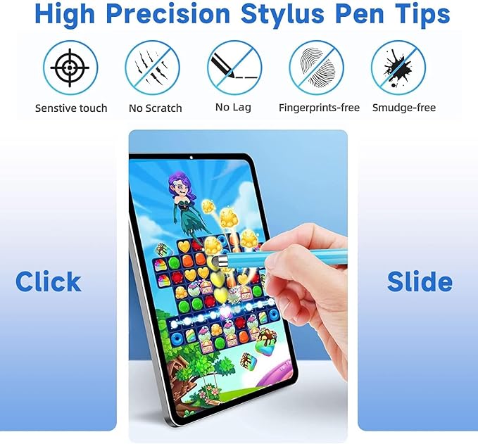 Mesh Fiber Tips GUUGEI Stylus Pen Replacement Tips Suitable - Image 2