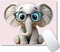 Cute Cartoon Anime Elephant Custom Mouse Pad by IMAYONDIA