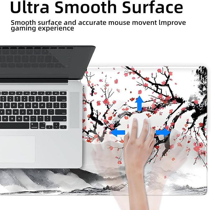 Galdas Gaming Mouse Mat Forest Background Pattern XXL XL Large Mouse Mat Long - Image 6