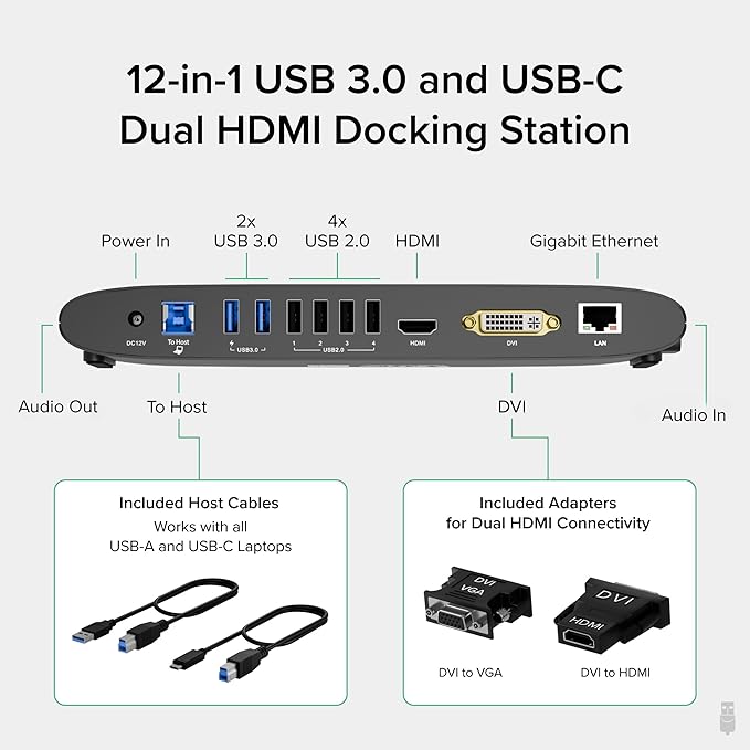 Plugable USB 3.0 Universal Docking Station - Image 2