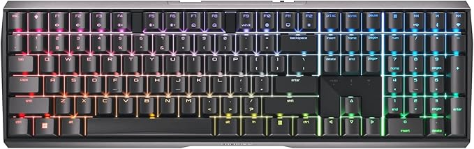 Cherry MX 3.0S Wireless Mechanical Gaming Keyboard. Aluminum Housing Built by CHERRY
