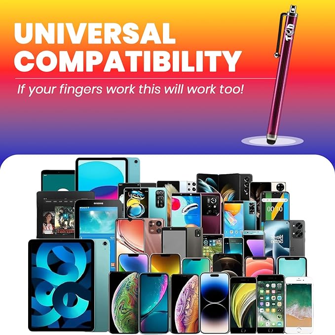 TCD 10 Pack Stylus Pen for Touch Screen, Universal Capacitive Digital Stylus - Image 3