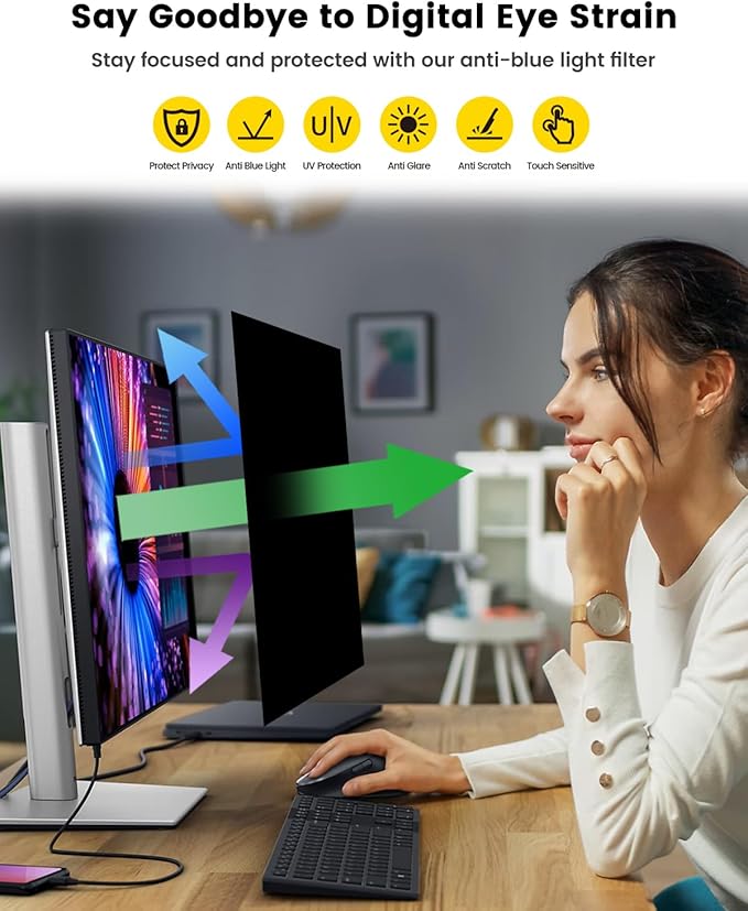 F FORITO 21.5 Inch 16:9 360°Privacy Screen Protector - Image 4