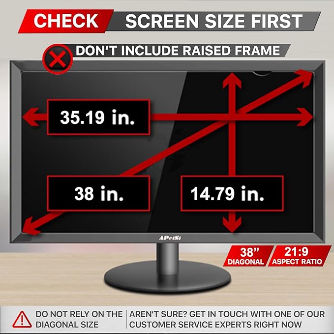 38 Inches Privacy Screen Filter - Image 2