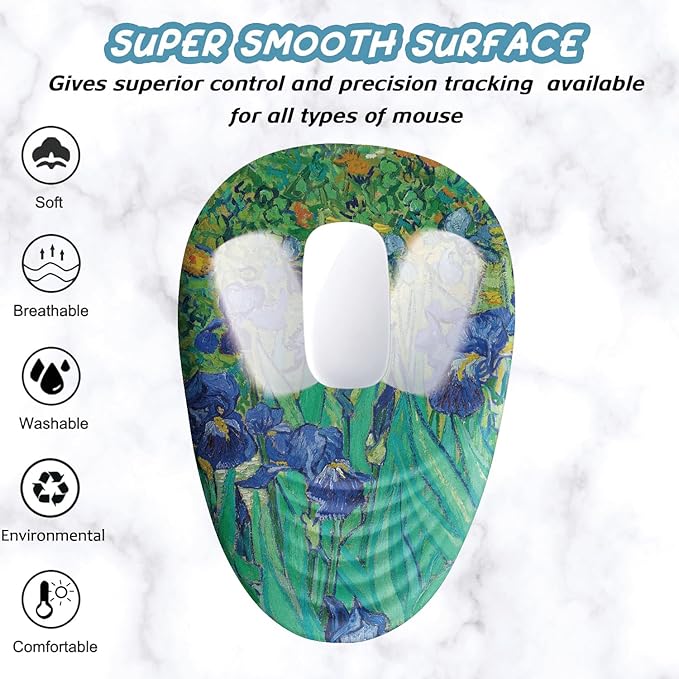 Ergonomic Mouse Pad Wrist Support, Floral Mouse Pad - Image 2