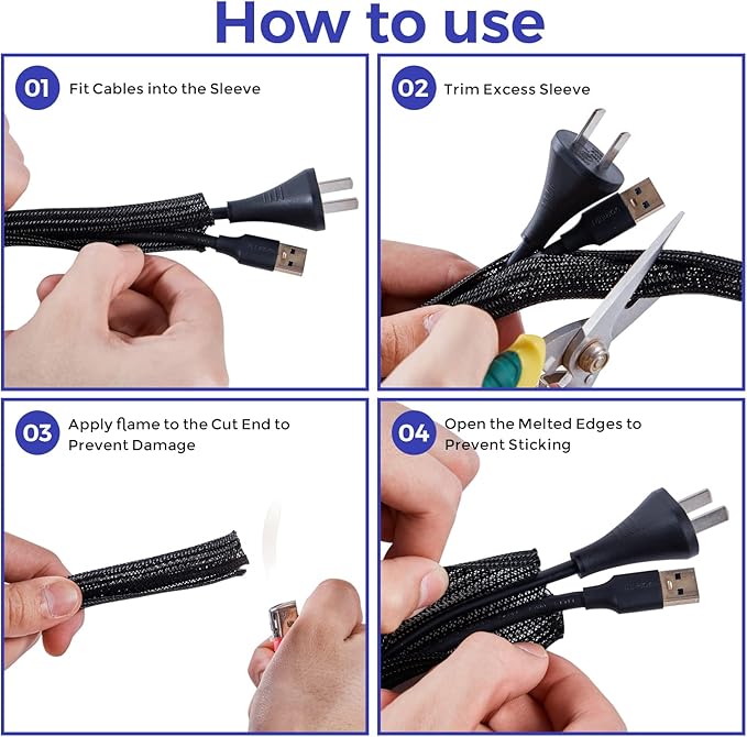 Cable Management Sleeves 1.2in - Image 6