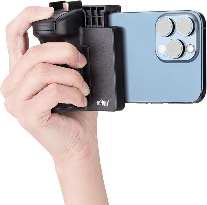 KIWIFOTOS Phone Camera Grip Handle Holder Phone Tripod Mount by KIWIFOTOS