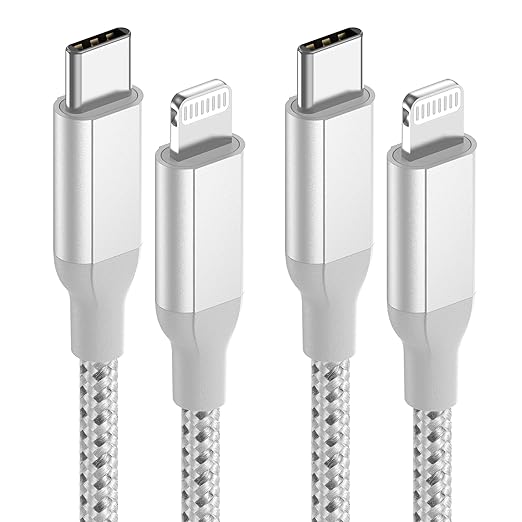 3ft USB C to Lightning Cable 2Pack, Power Delivery USB C iPhone Charger Fast by AceceneUSBChargingCables