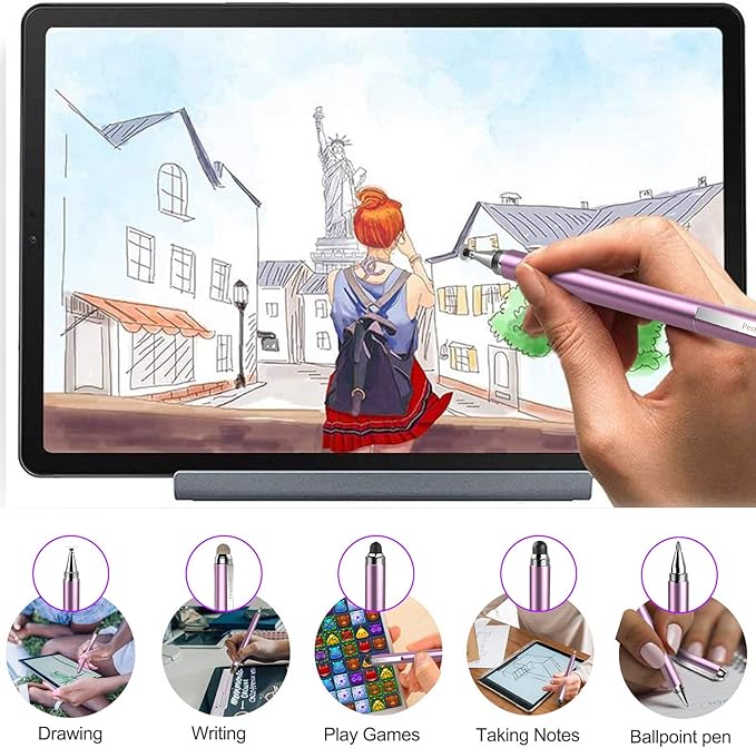 Penyeah 4-in-1 Stylus Pen for Touchscreens, Accurate & Versatile Capacitive - Image 2
