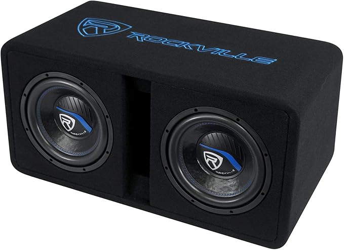 Rockville DV10K52 Dual 10" K5 2400w Car Subwoofers, Pre-Loaded Vented Sub - Image 6