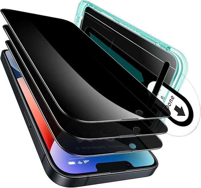 ESR 3 Pack for iPhone 13 Pro Max/iPhone 14 Plus Privacy Screen Protector by ESR