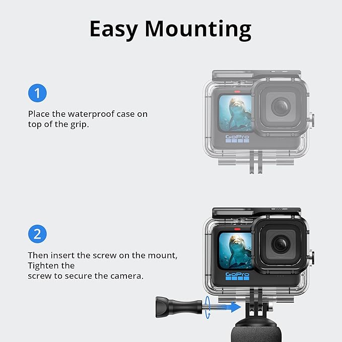ATUMTEK Floating Hand Grip for GoPro, Waterproof Handle Mount Underwater Hand - Image 8