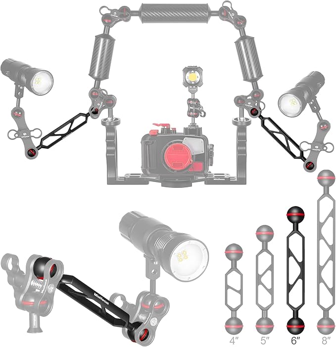 MINIFOCUS 6" Double Ball Aluminum Extension Arm, Waterproof and Rustproof - Image 8