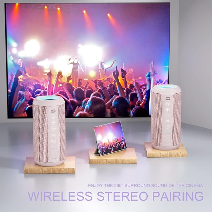 Ortizan Portable Bluetooth Speakers, IPX7 Waterproof Wireless Speaker - Image 3