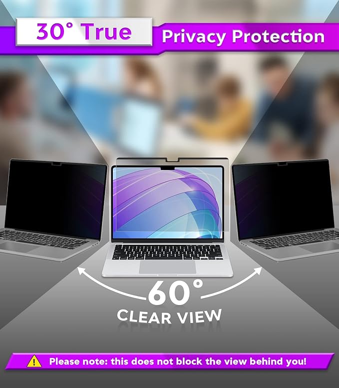 PYS MacBook Air 13.6 Inch Magnetic Privacy Screen - Image 4