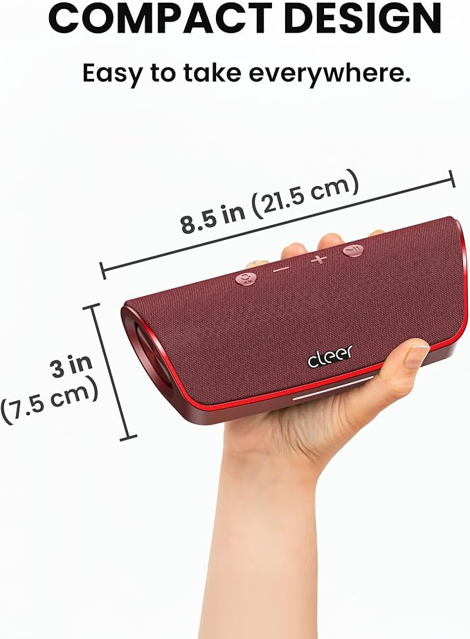Cleer Scene Portable Bluetooth Speaker, IPX7 Waterproof, Powerful Sound and - Image 3