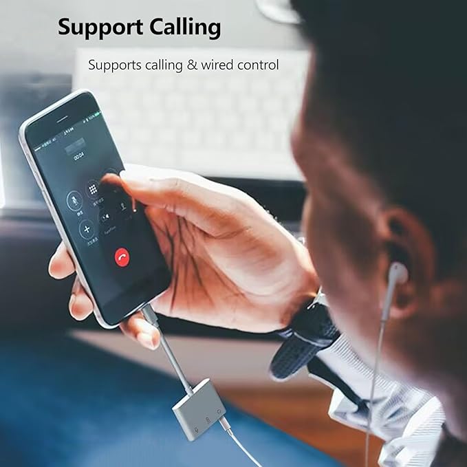 USB-C to Microphone & 3.5mm Audio Adapter - Image 5