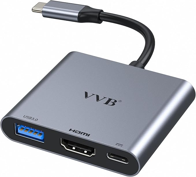 USB C to HDMI Adapter, Type C to Adapter Multiport USB-C Hub Digital AV by VVB