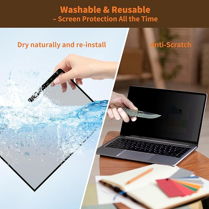 Privacy Screen for MacBook Pro 16 Inch, Removable Anti-Spy Filter for Mac Pro - Image 7