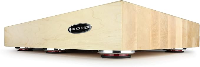 IsoAcoustics Delos Turntable Isolation Butcher Block Series: 2216M2 Maple - Image 6