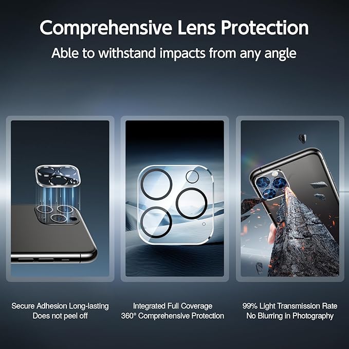 SMARTDEVIL 2+2Pack for iPhone 11 Privacy Screen Protector - Image 4