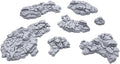 EnderToys Grotto Floors by Printable Scenery, 3D Printed Tabletop RPG Scenery by EnderToys