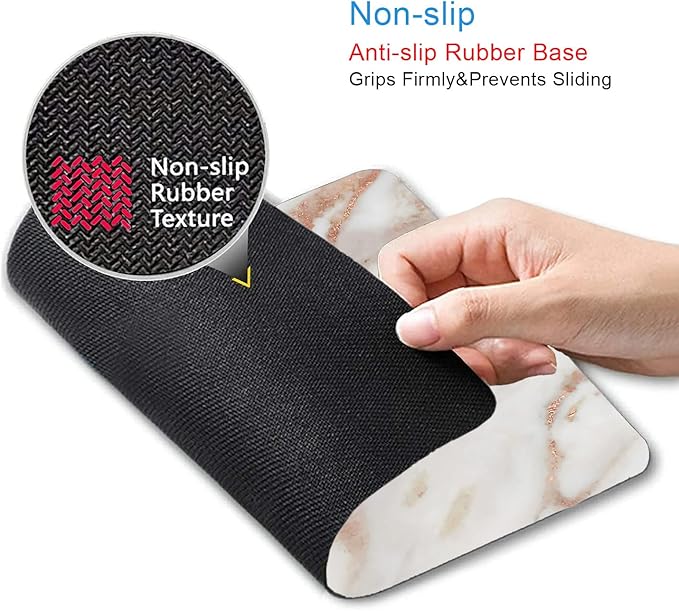 IMAYONDIA Mouse Pad, Non-Slip Rubber Base Mousepad, Women Girly Computer Small - Image 3
