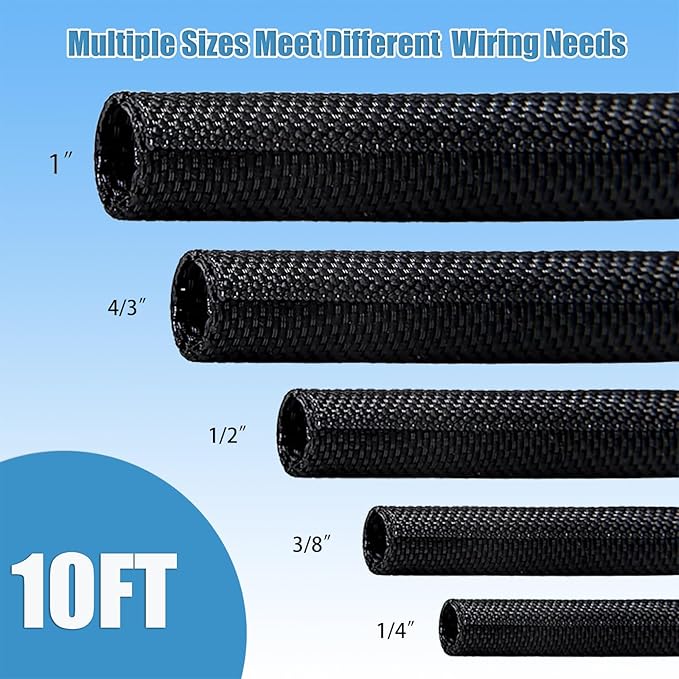 1/2 inch Cord Protectors from Pets No Chew, 10ft Wire Protector Cord Covers - Image 3